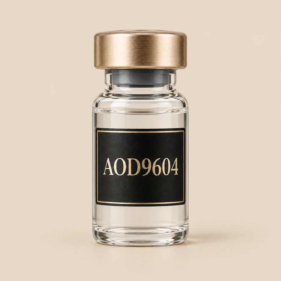 Vial ilustrativo de AOD9604