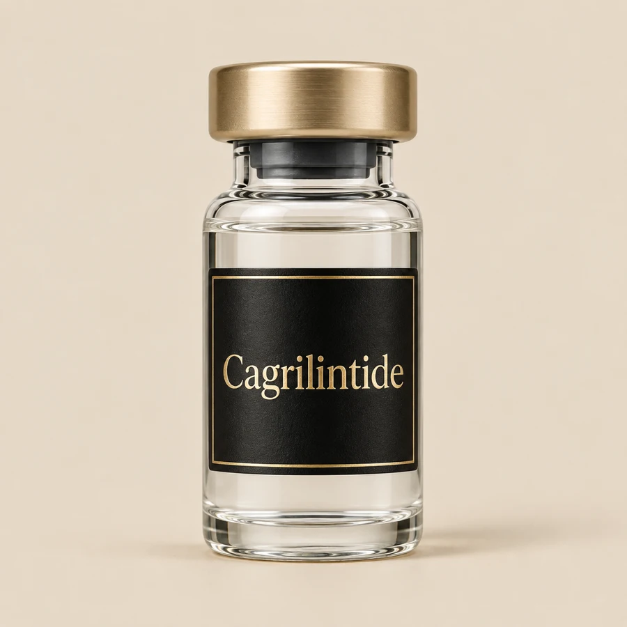 Vial ilustrativo de Cagrilintide