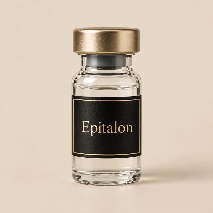 Vial ilustrativo de Epitalon