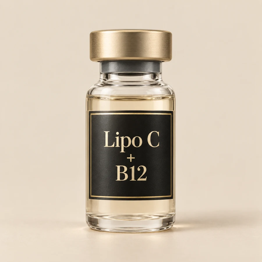 Vial ilustrativo de Lipo C + B12