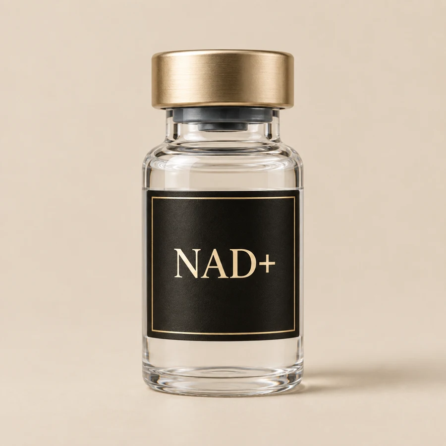 Vial ilustrativo de NAD+