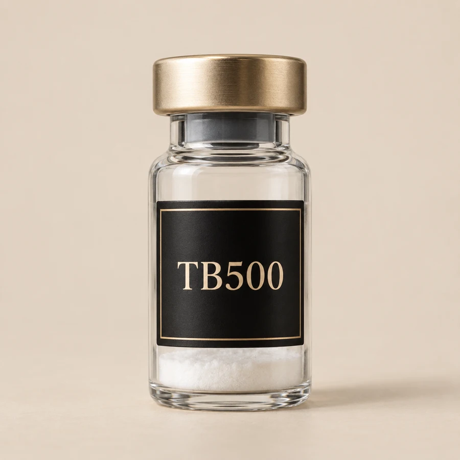 Vial ilustrativo de TB500